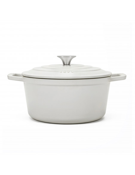 La Fonderie 1890 IENA22 - Cocotte en fonte 22cm beige