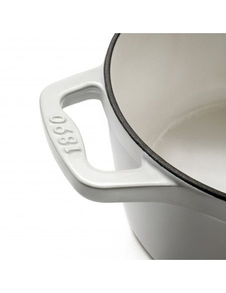 La Fonderie 1890 IENA22 - Cocotte en fonte 22cm beige