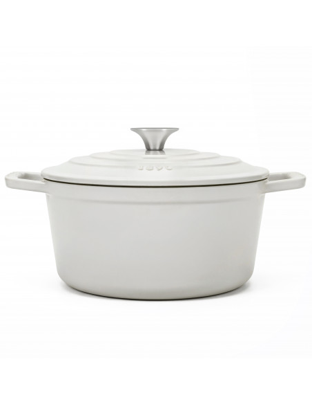 La Fonderie 1890 IENA25 -  Cocotte en fonte 25cm beige