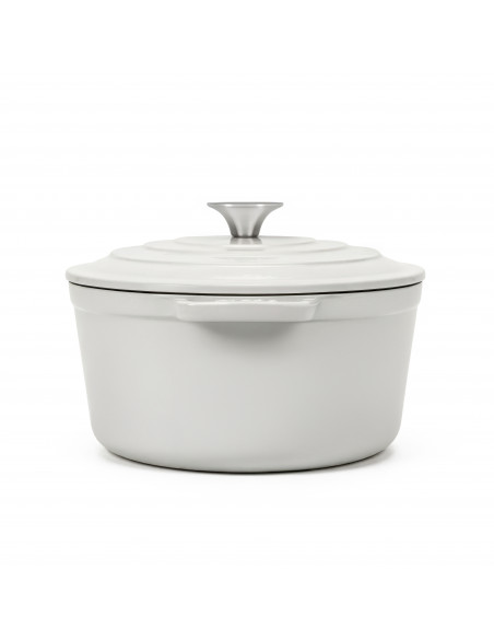 La Fonderie 1890 IENA25 -  Cocotte en fonte 25cm beige