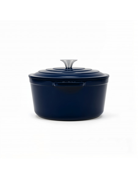 La Fonderie 1890 ALMA36 - Cocotte en fonte ovale 36cm bleu