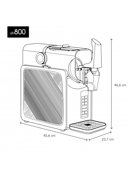 H.Koenig SLH800 - Machine à granité