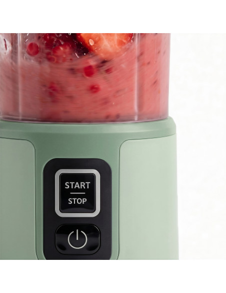 H.Koenig MOOTH18 - Mini blender portable sur batterie Vert Pastel