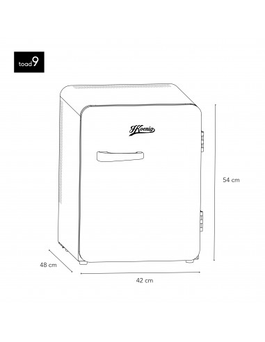 H.Koenig TOAD9 - Mini bar vintage 31...