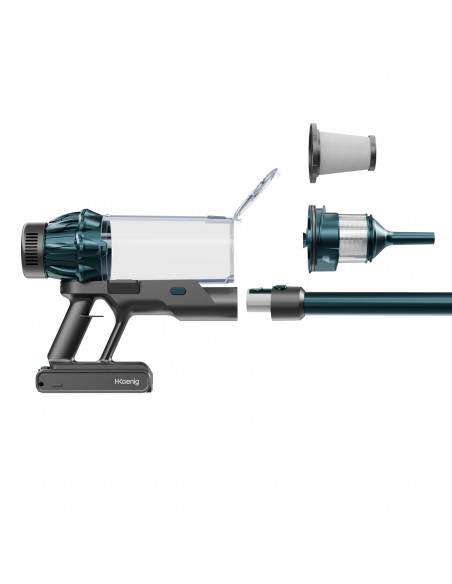 H.Koenig Aspirateur balai 2 en 1 sans fil Power UPX32 + accessoires UPX8