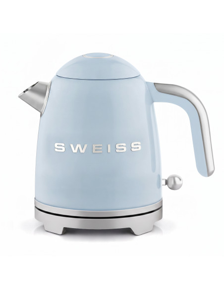 Sweiss KTS6 - Bouilloire électrique vintage Bleu