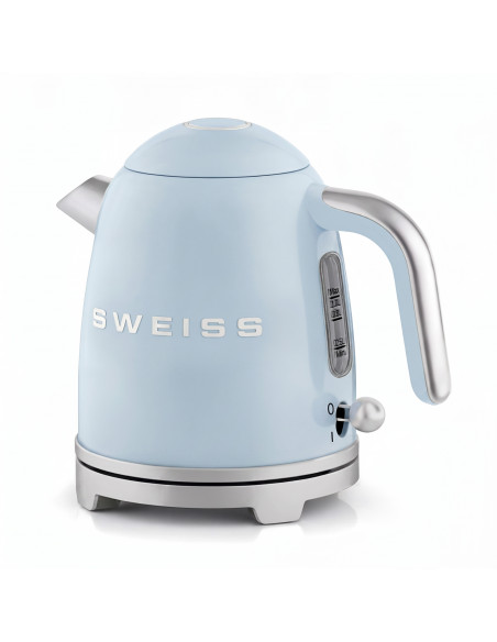 Sweiss KTS6 - Bouilloire électrique vintage Bleu