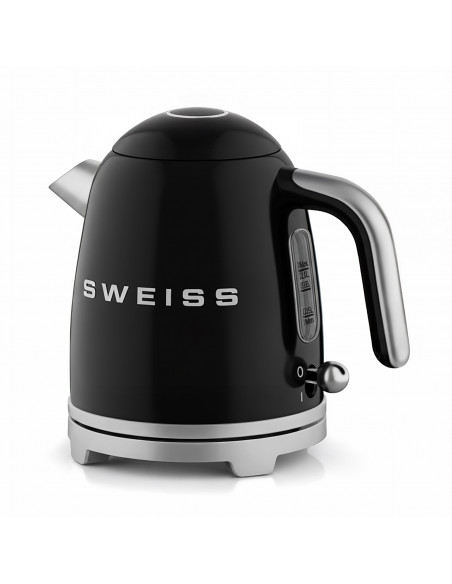 Sweiss KTS9 - Bouilloire électrique vintage Noire