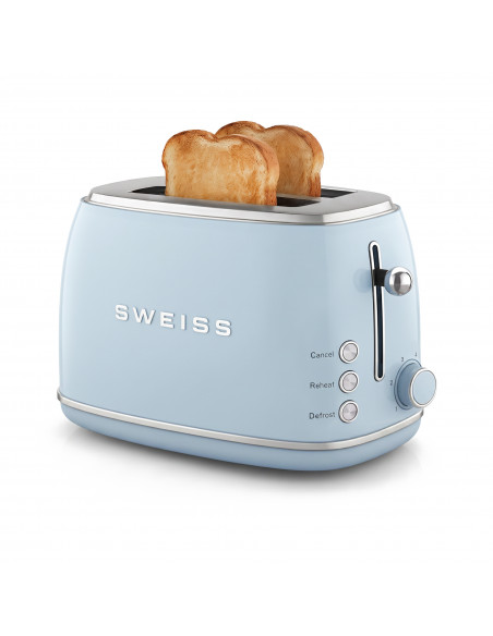 Sweiss GRS6 - Grille pain vintage Bleu
