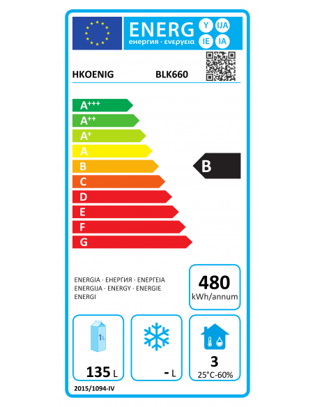 H.Koenig BLK660 - Cave de maturation à viande 125L - 2 à 14°C