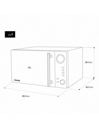 H.KOENIG VIO9 FOUR MICRO-ONDES ET...
