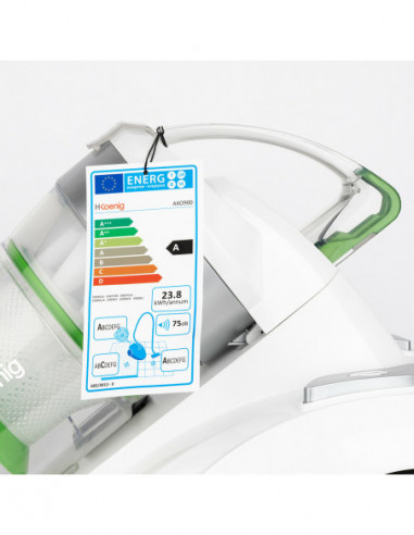 H.KOENIG AXO900 L'ASPIRATEUR SANS SAC CLASSE TRIPLE A