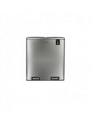 RECONDITIONNÉ : LES COLLECTORS N°904 POUBELLE DE TRI A PEDALE 60L INOX EDITION