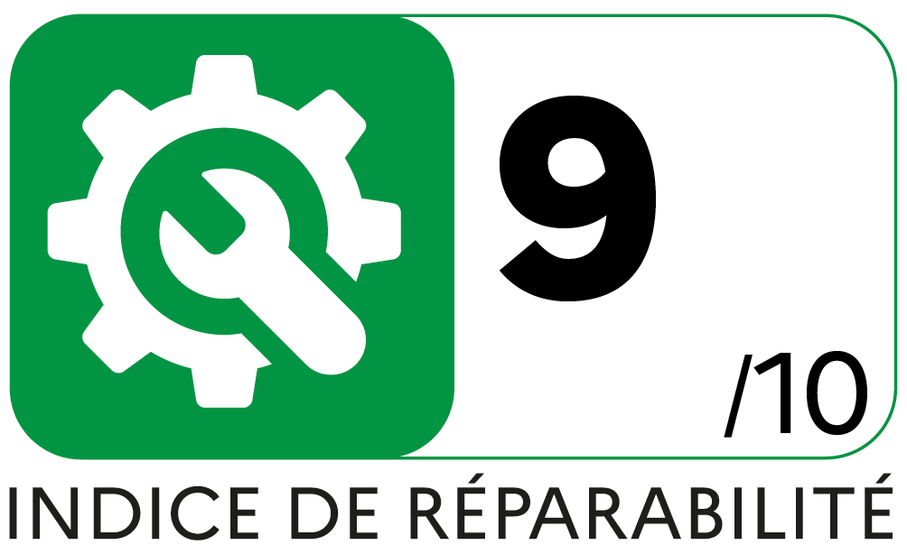 Indice de réparabilité 9,0
