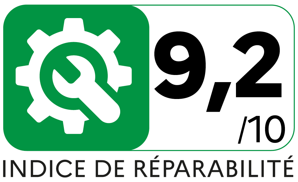 Indice de réparabilité 9,2