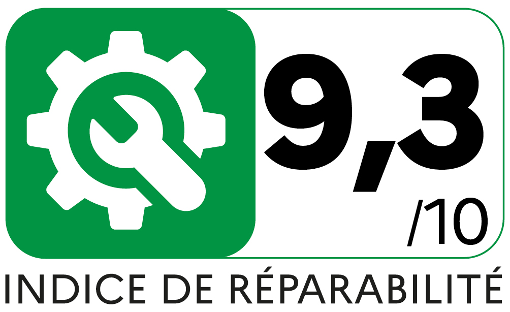 Indice de réparabilité 9,3